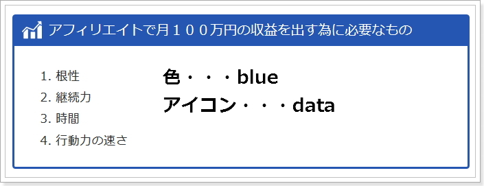 SIRIUS見出し付き飾り枠青