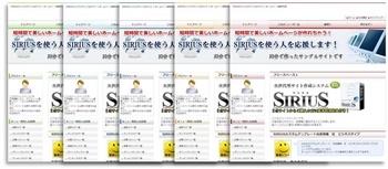 SIRIUSカスタムテンプレート白色賢美D